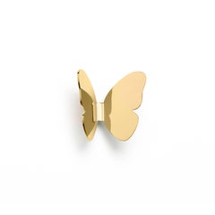 Ghidini 1961 Single Butterfly Hook in Polished Brass