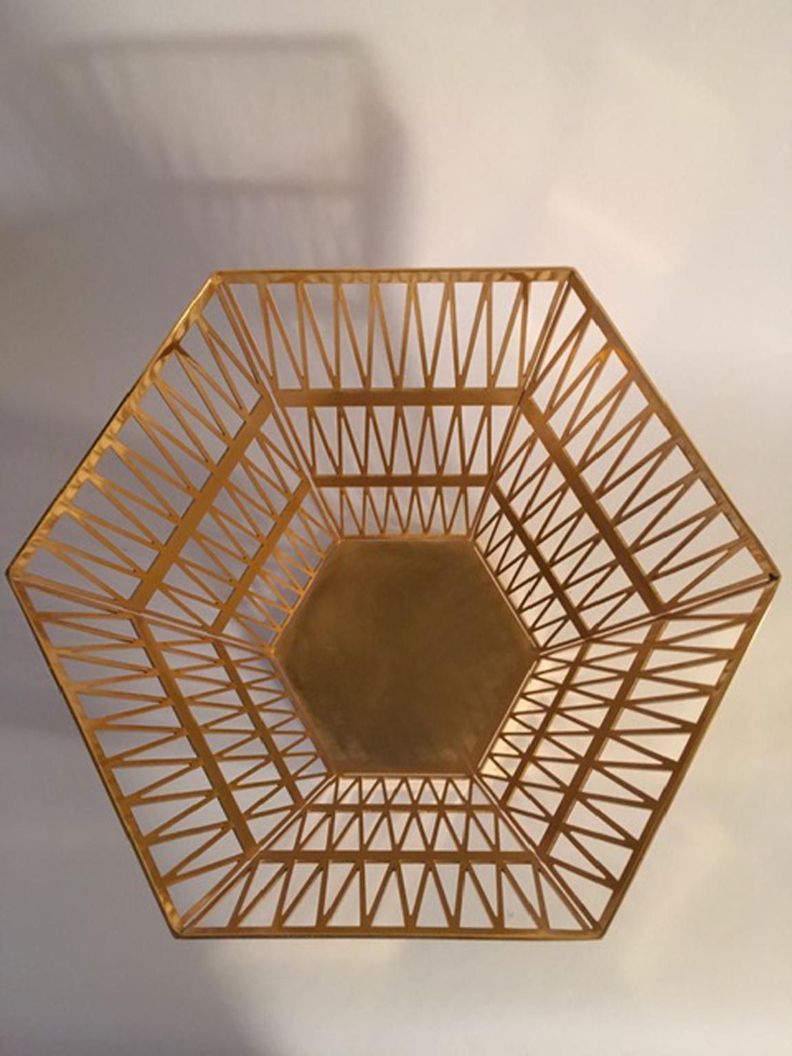 Italian Design Ghidini 1961 Small Paper Basket For Sale 3