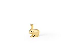 Ghidini 1961 Small Rabbit in Polished Brass by Stefano Giovannoni