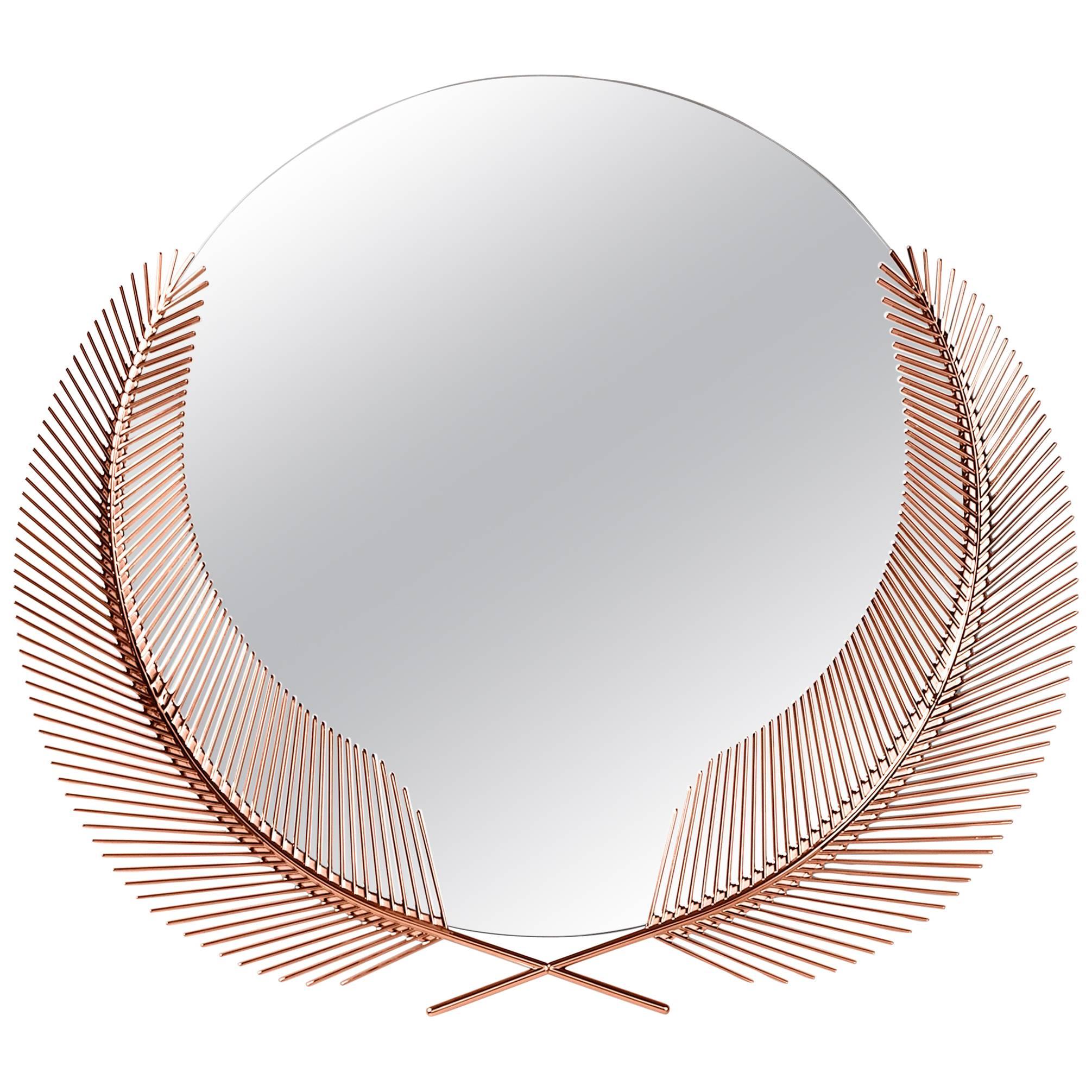 Ghidini 1961 Miroir Sunset Petit avec Finition en Or Rose