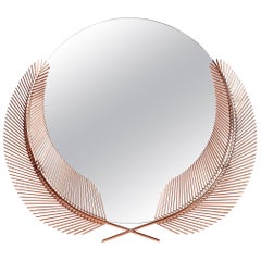 Ghidini 1961 Sunset Mirror Small in Rose Gold Finish