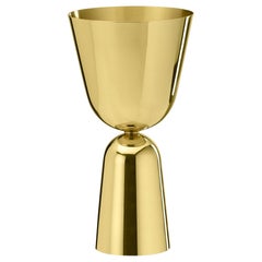 Grand vase de la collection Flirt en laiton de Noè Duchaufour-Lawrence, Ghidini 1961