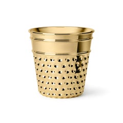 Ghidini 1961 Thimble Ice Bucket in Brass by Studio Job