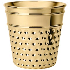 Ghidini 1961 Thimble Ice Bucket in Brass by Studio Job