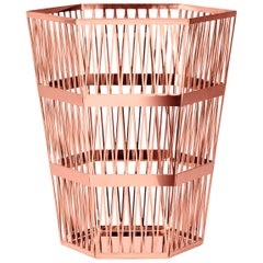 Ghidini 1961 Tip Top Small Paper Basket in oro rosa di Richard Hutten