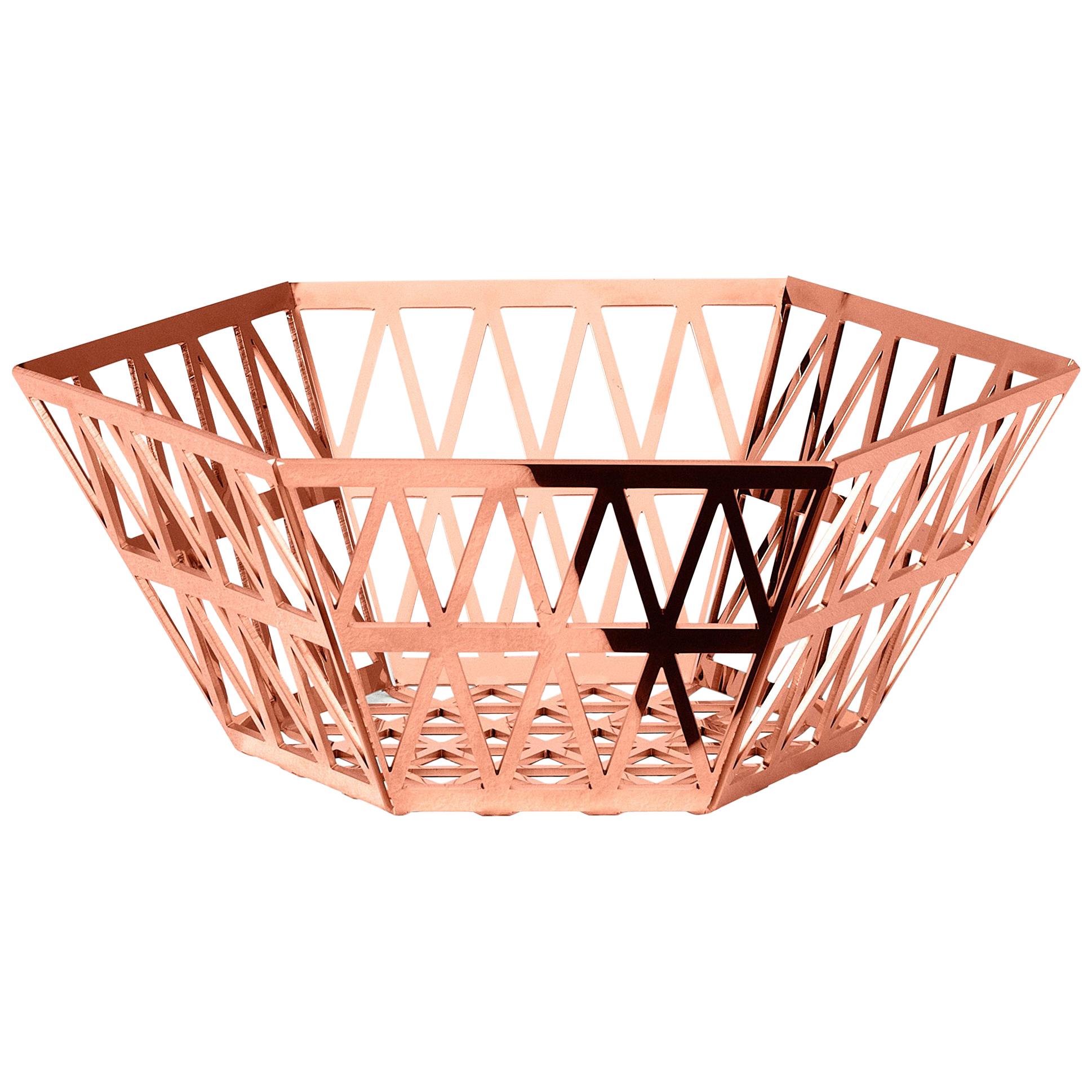 Ghidini 1961 Vassoio Tip Top Alto in Oro Rosa di Richard Hutten