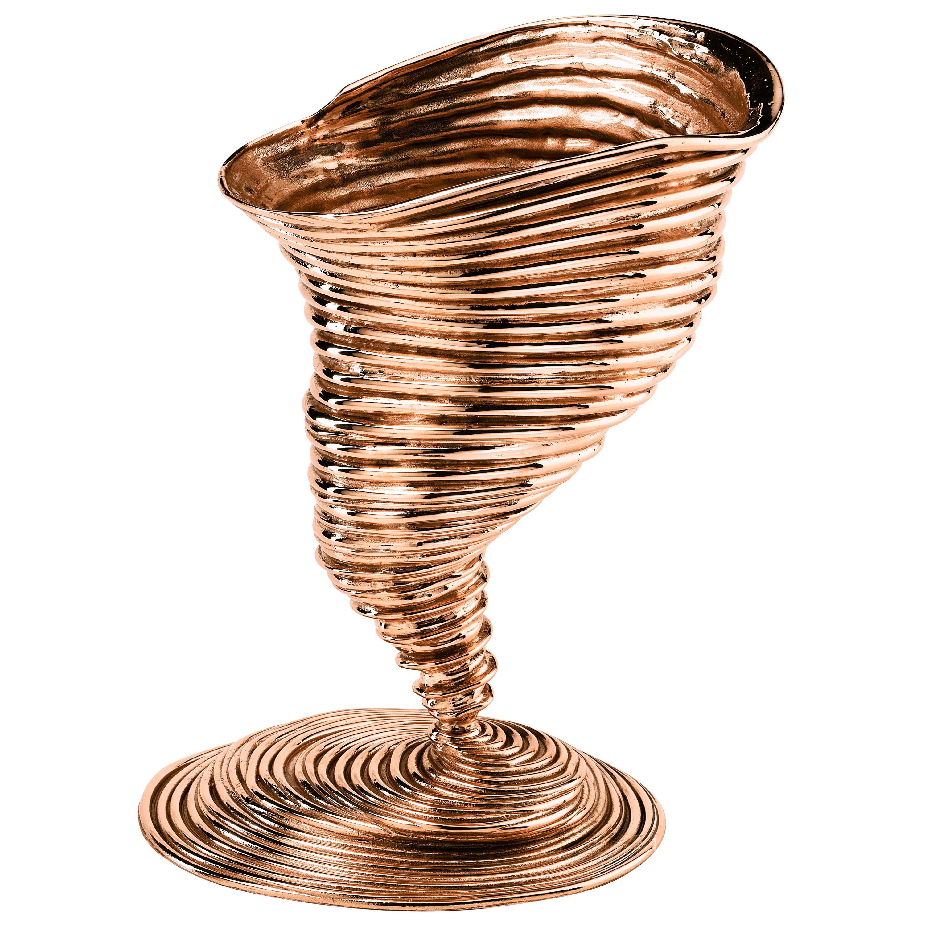 Ghidini 1961 Tornado Skulpturale Vase aus Bronze der Gebrüder Campana im Angebot