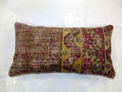Coussin traversin turc ancien du 19ème siècle de style Ghiordes