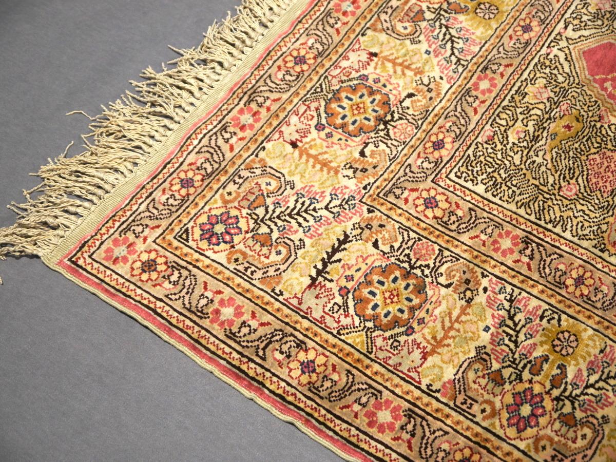 Ghiordes Teppich Seidengebet Türkischer Wandteppich 6
