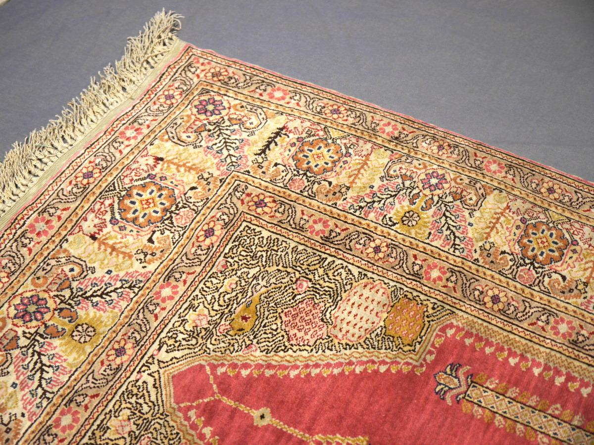 Ghiordes Teppich Seidengebet Türkischer Wandteppich 8