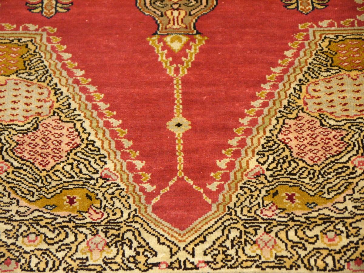 Ghiordes Teppich Seidengebet Türkischer Wandteppich 9