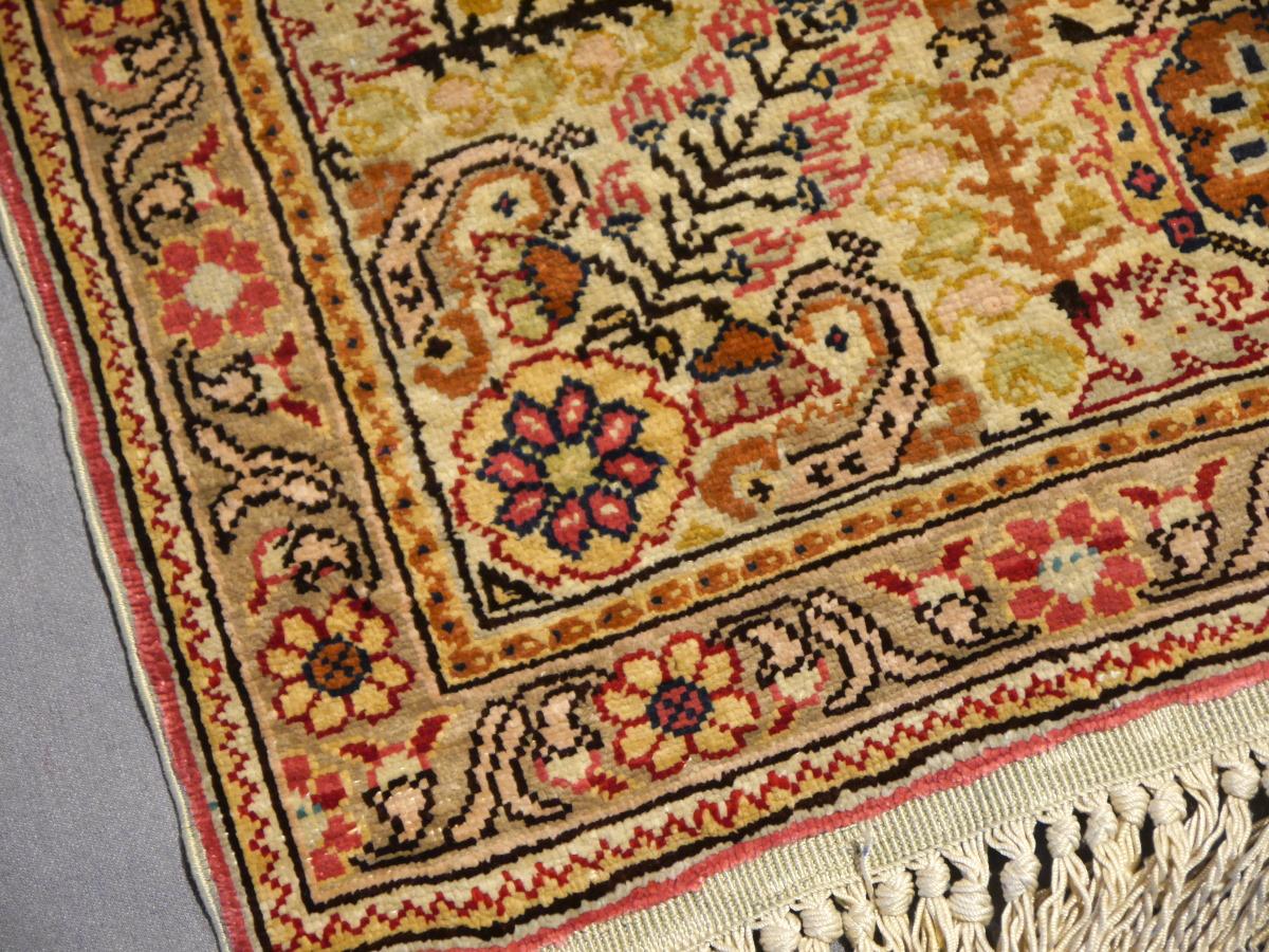 Ghiordes Teppich Seidengebet Türkischer Wandteppich 10