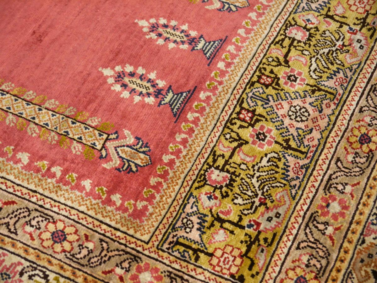 Ghiordes Teppich Seidengebet Türkischer Wandteppich 12