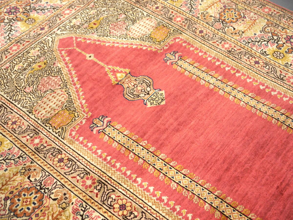 Ghiordes Teppich Seidengebet Türkischer Wandteppich 13
