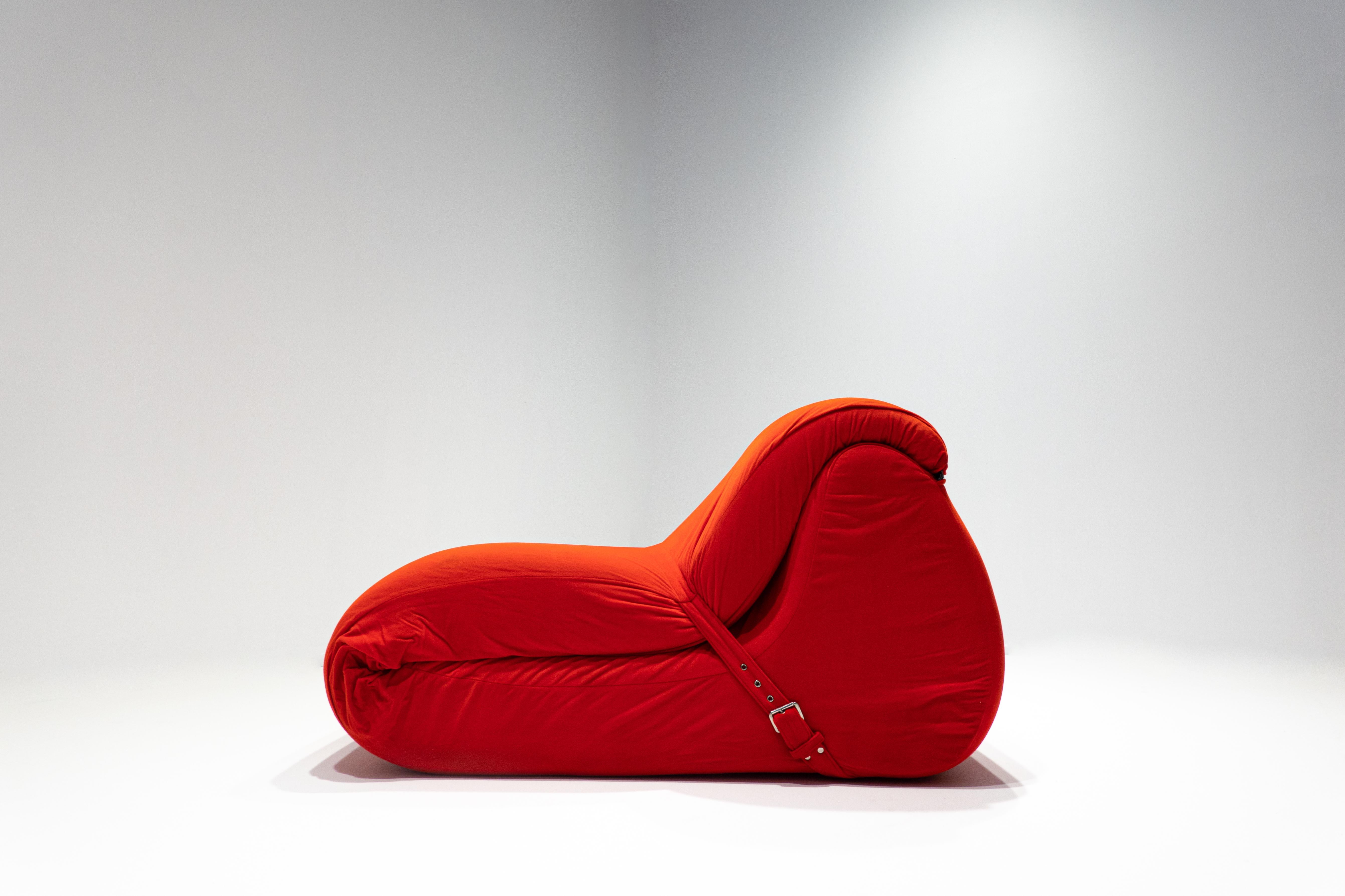 Italian Ghiro Convertible Mattress-Lounge Chair by Umberto Catalano and Gianfranco Masi  For Sale