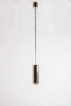 Ghirò Studio Italian Pendant in Brass and Pink Art Glass, 2020