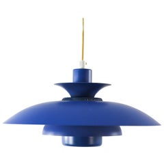 "Ghita" by Jeka Blue Danish Pendant Lamp
