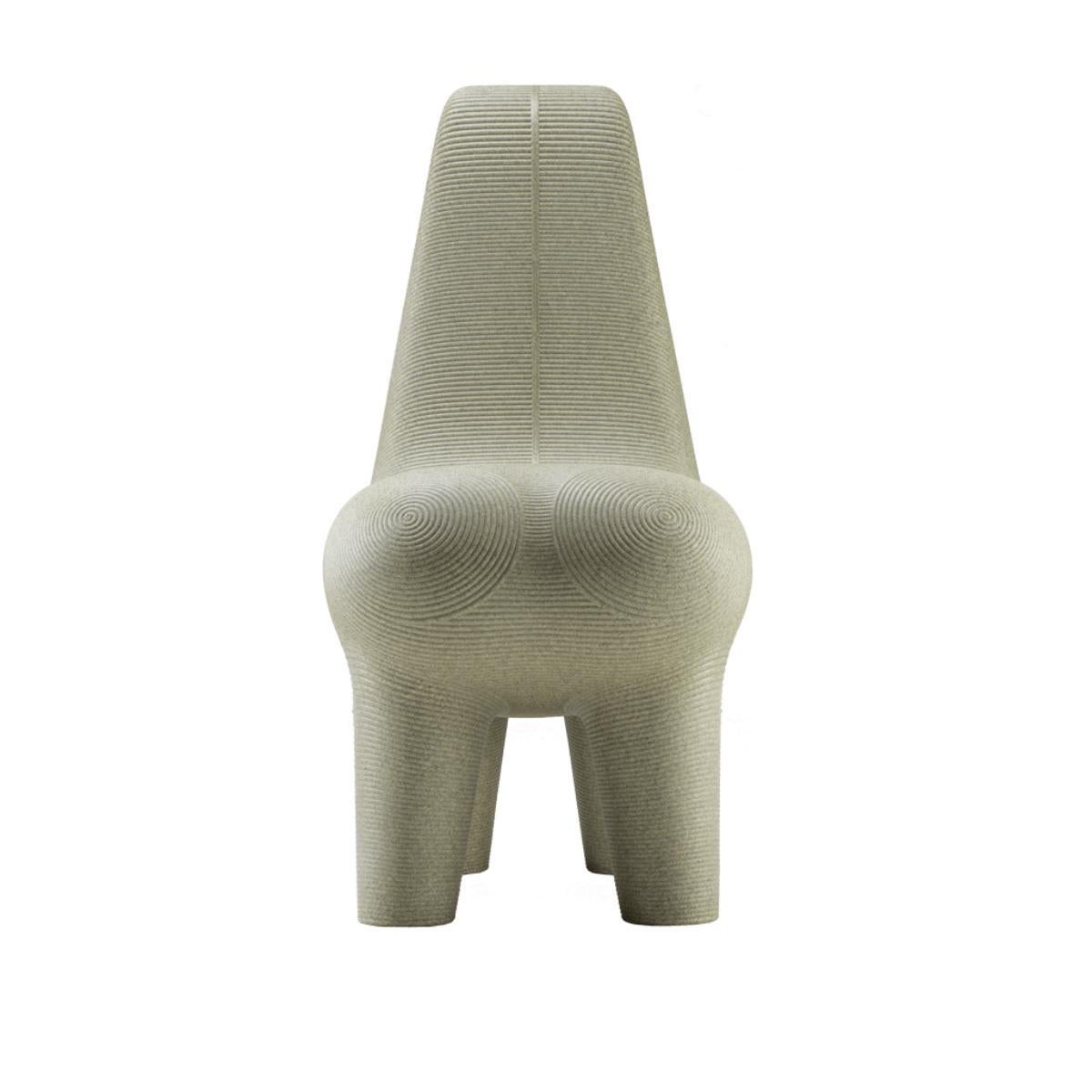 Ghoda Stuhl aus wiederverwertbarem Polyethylen in Grün-Mix von Satyendra Pakhalè (Italienisch) im Angebot