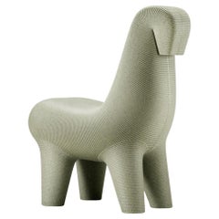 Ghoda Chair in Green Mix Recyclable Polyethylene by Satyendra Pakhalè