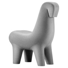 Ghoda Chair in Grey Mix Recyclable Polyethylene by Satyendra Pakhalè