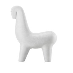 Ghoda Chair in White Mix Recyclable Polyethylene by Satyendra Pakhalè