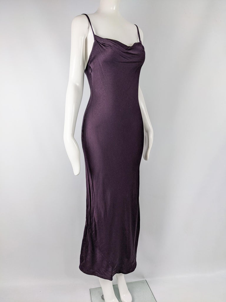 Ghost 1990s Vintage Bias Cut Backless Cowl Neck Evening Dress at 1stDibs |  vintage ghost clothing, ghost evening dresses, 90s cowl neck dress