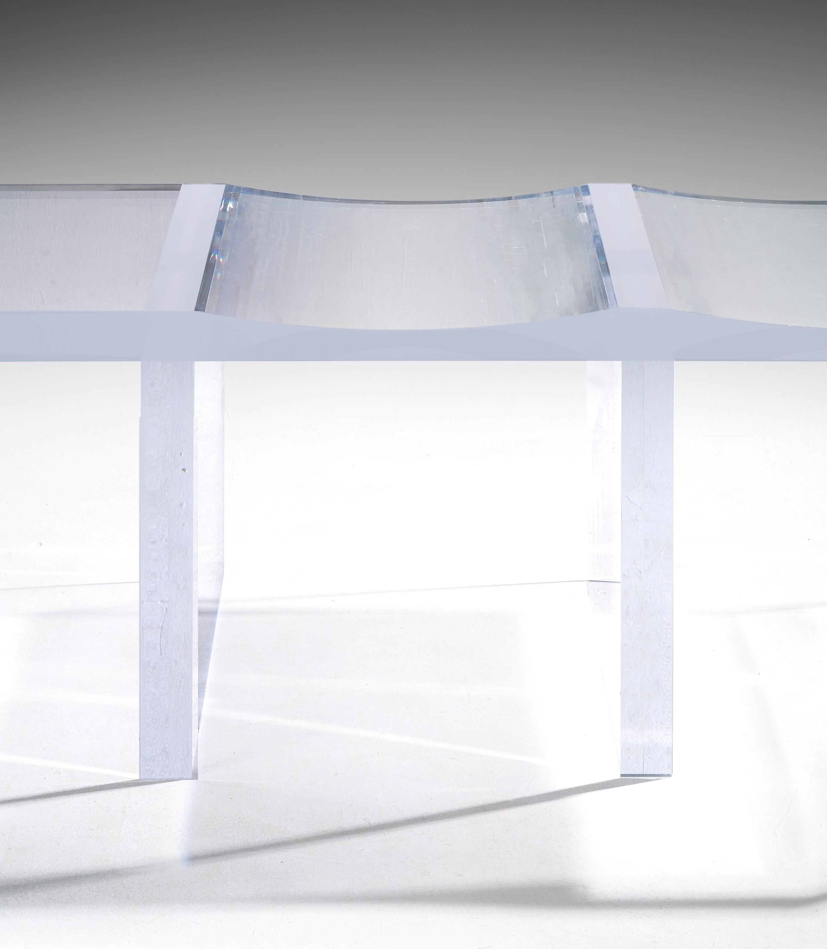 Modern Ghost Bench by Charly Bounan For Sale