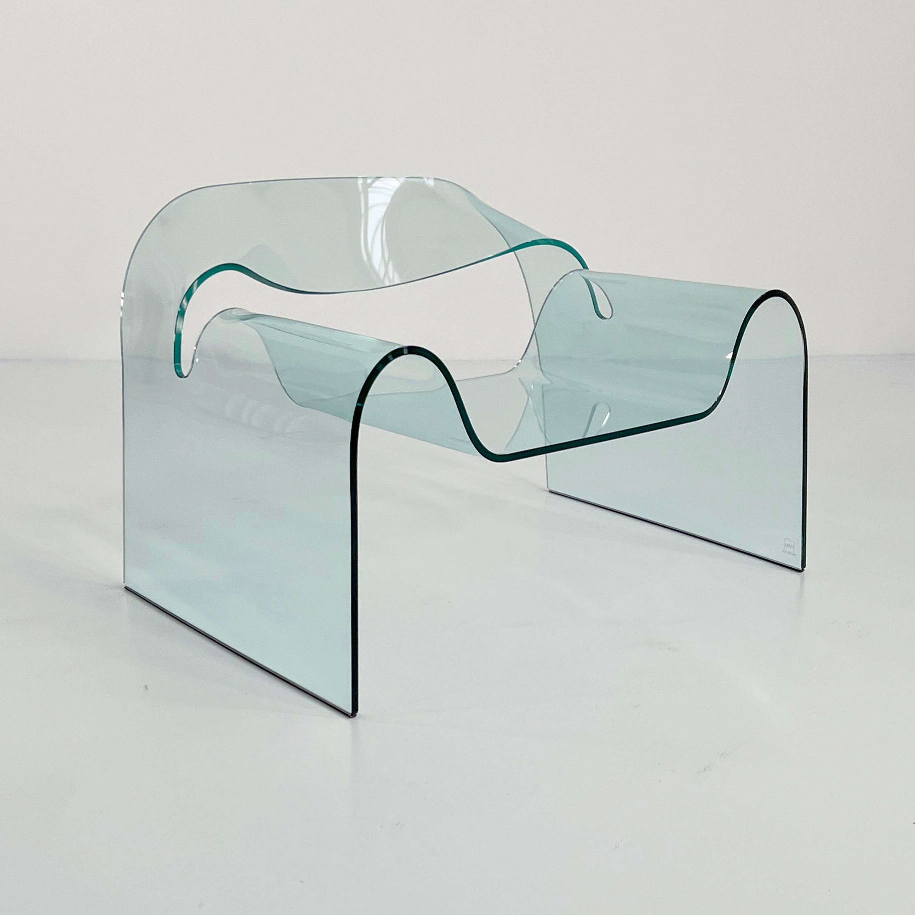Chaise Ghost de Cini Boeri pour Fiam, années 1990 en vente 3