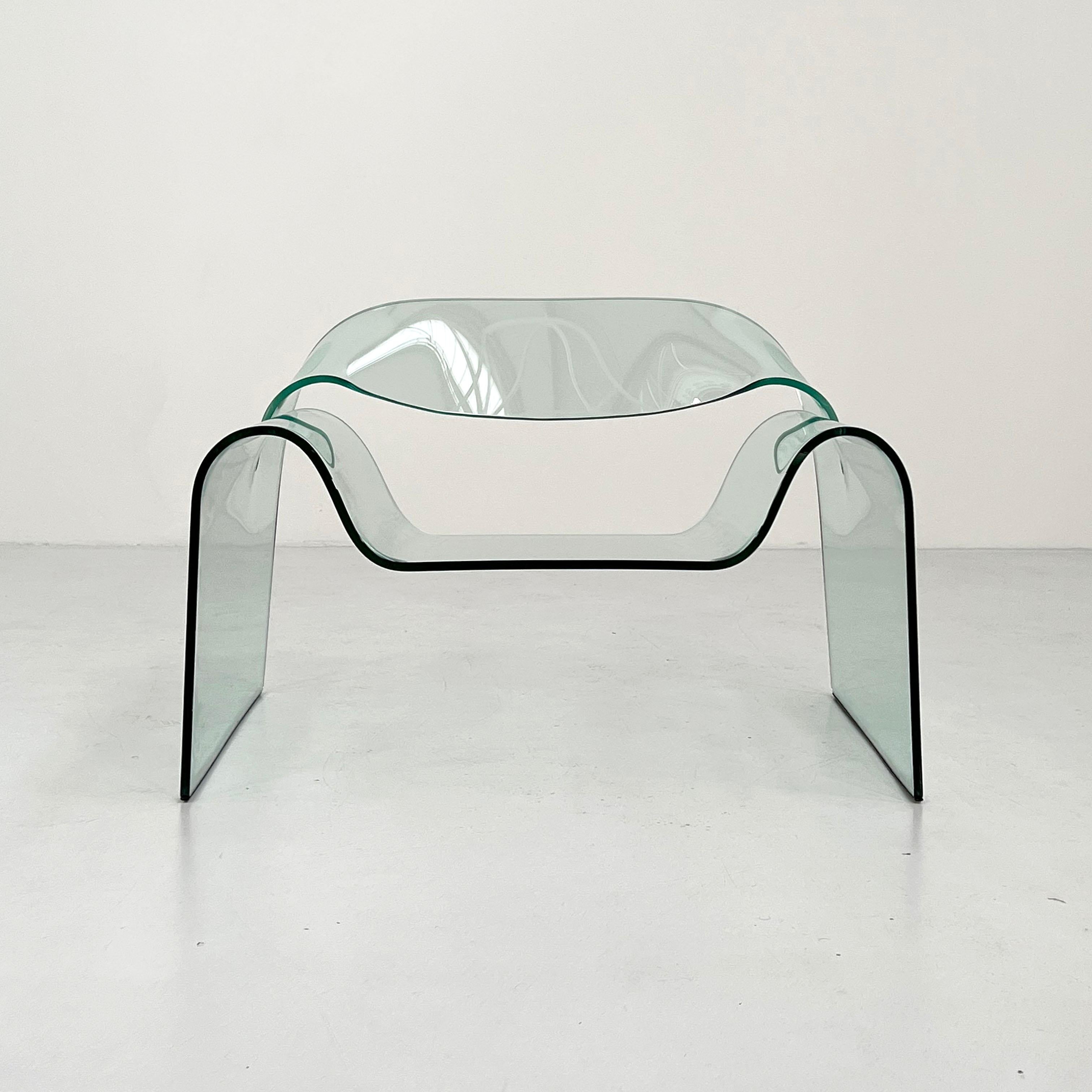 Mid-Century Modern Ghost Chair by Cini Boeri for Fiam, 1990s