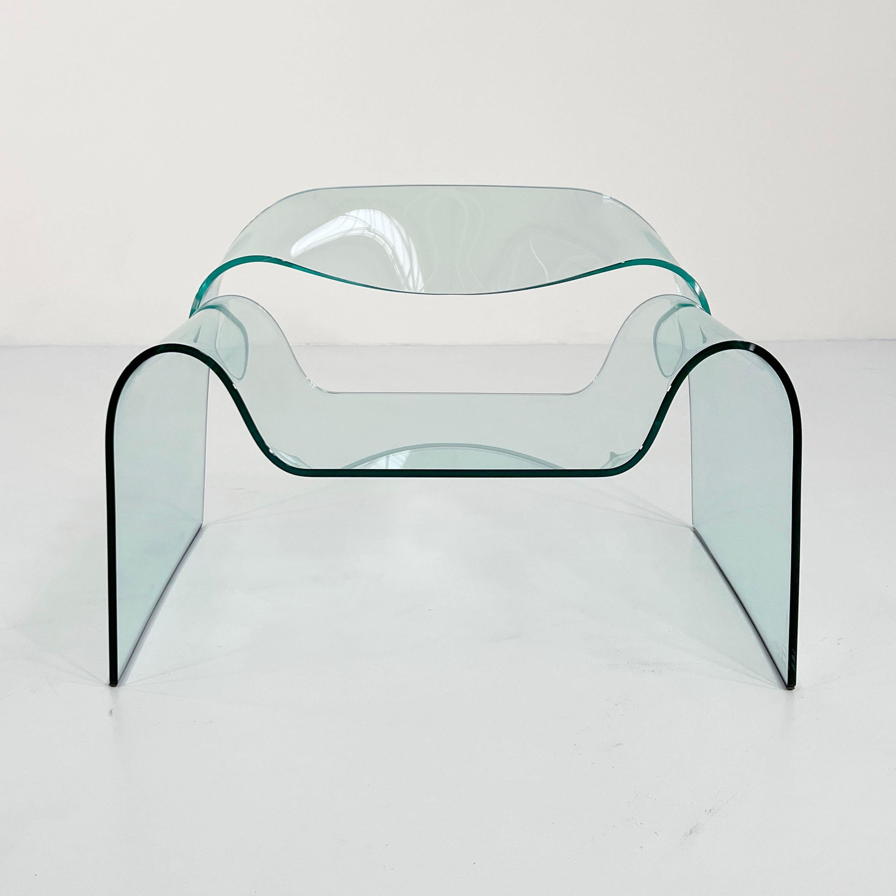 Mid-Century Modern Chaise Ghost de Cini Boeri pour Fiam, années 1990 en vente