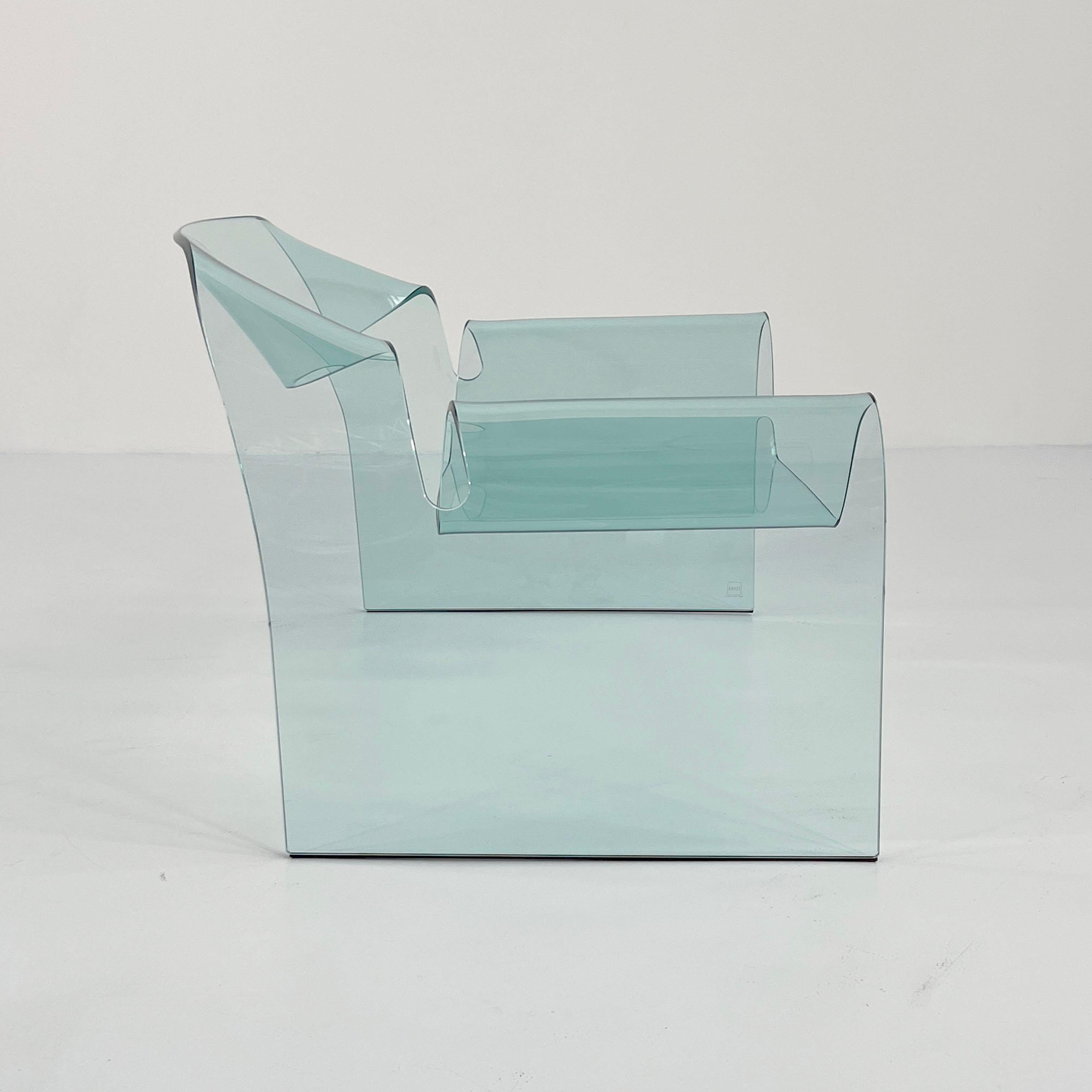 italien Chaise Ghost de Cini Boeri pour Fiam, années 1990 en vente
