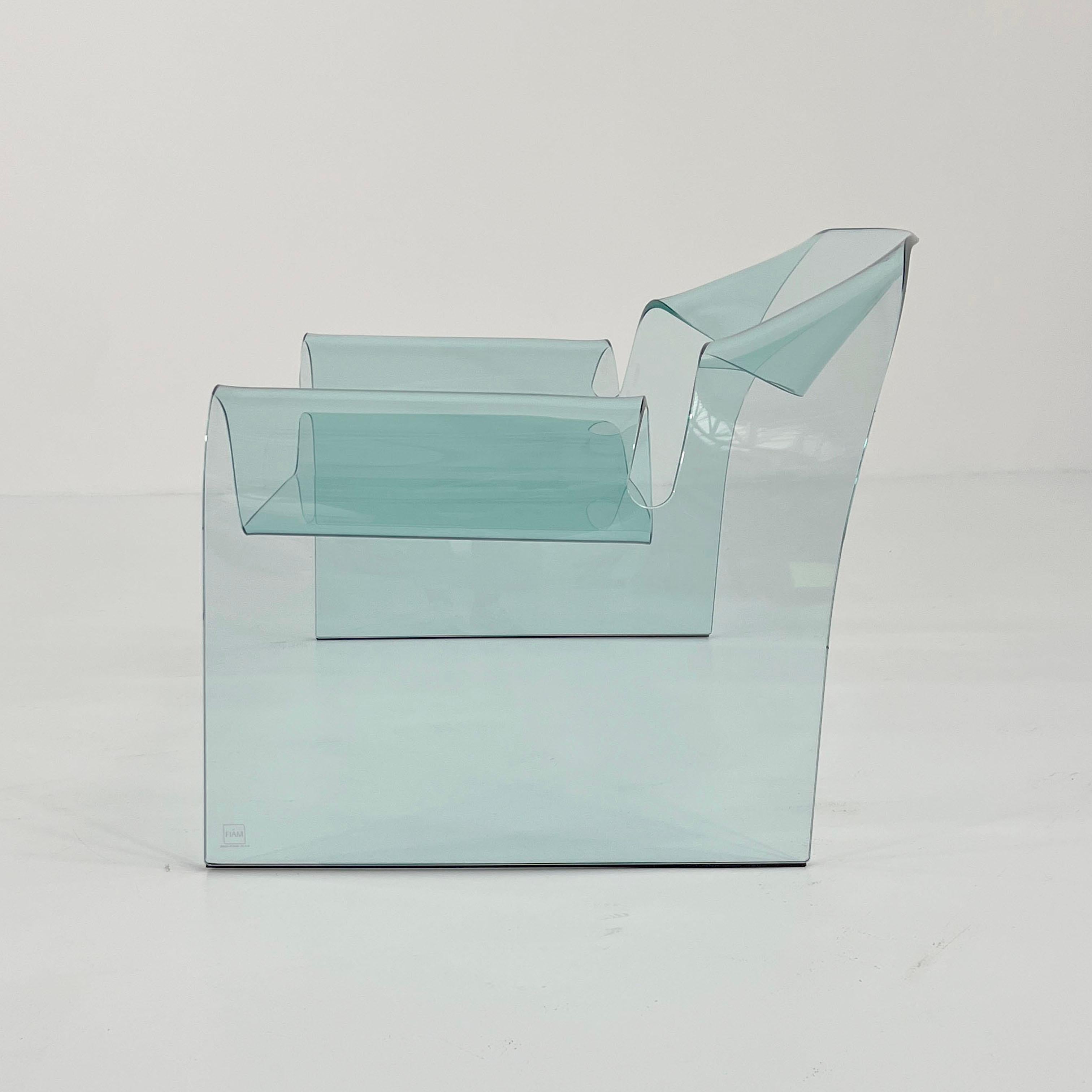 Chaise Ghost de Cini Boeri pour Fiam, années 1990 Bon état - En vente à Ixelles, Bruxelles