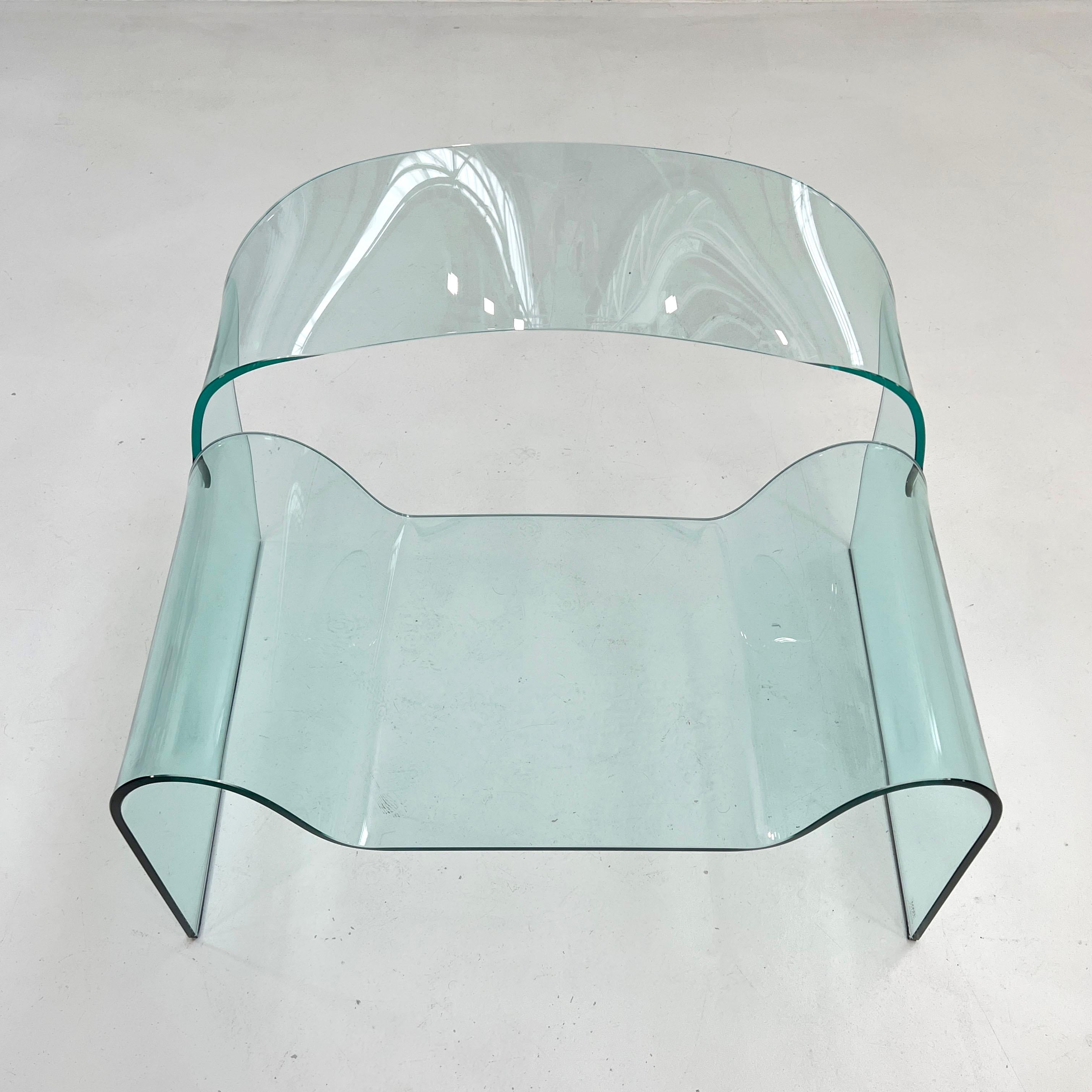 Glass Ghost Chair by Cini Boeri for Fiam, 1990s