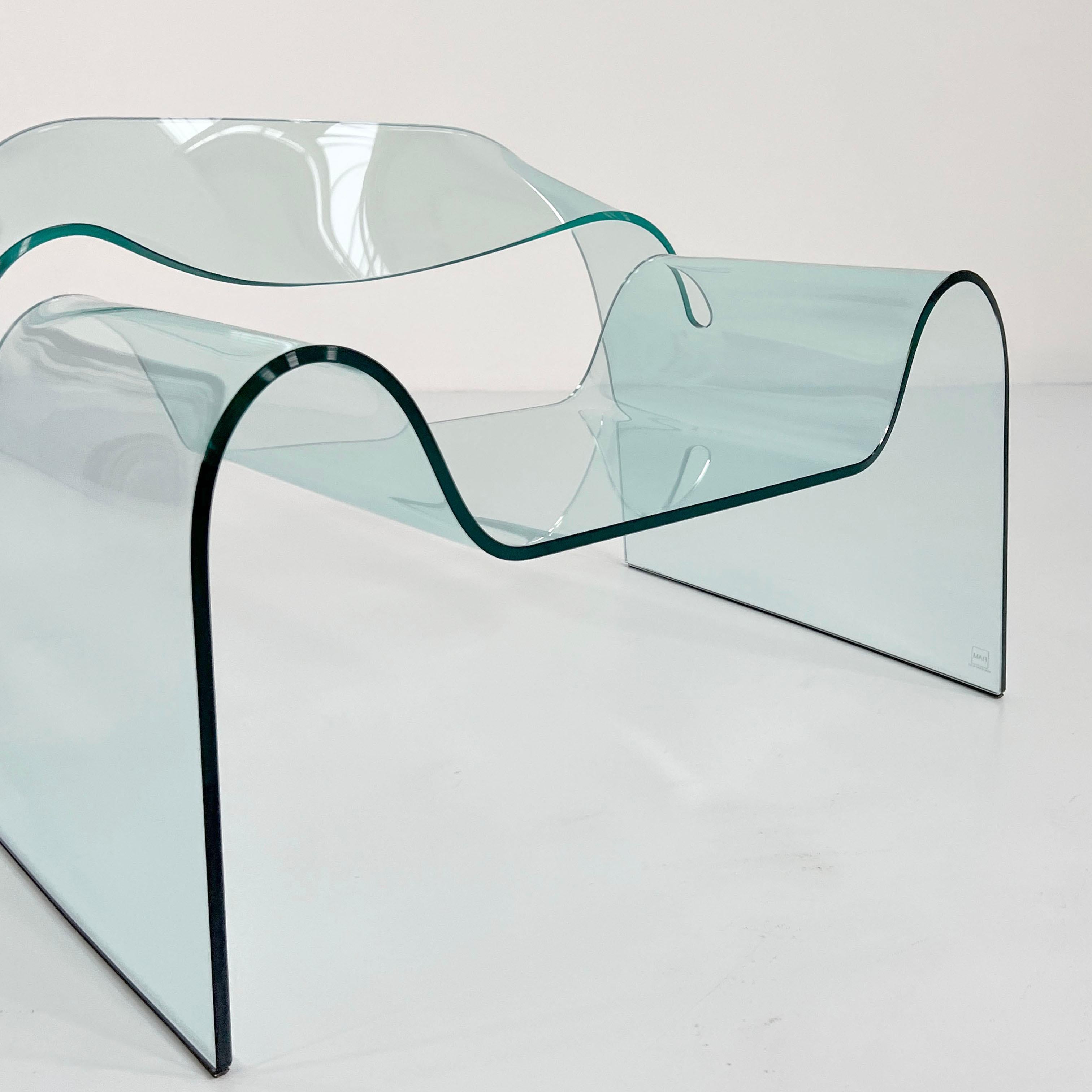 Verre Chaise Ghost de Cini Boeri pour Fiam, années 1990 en vente