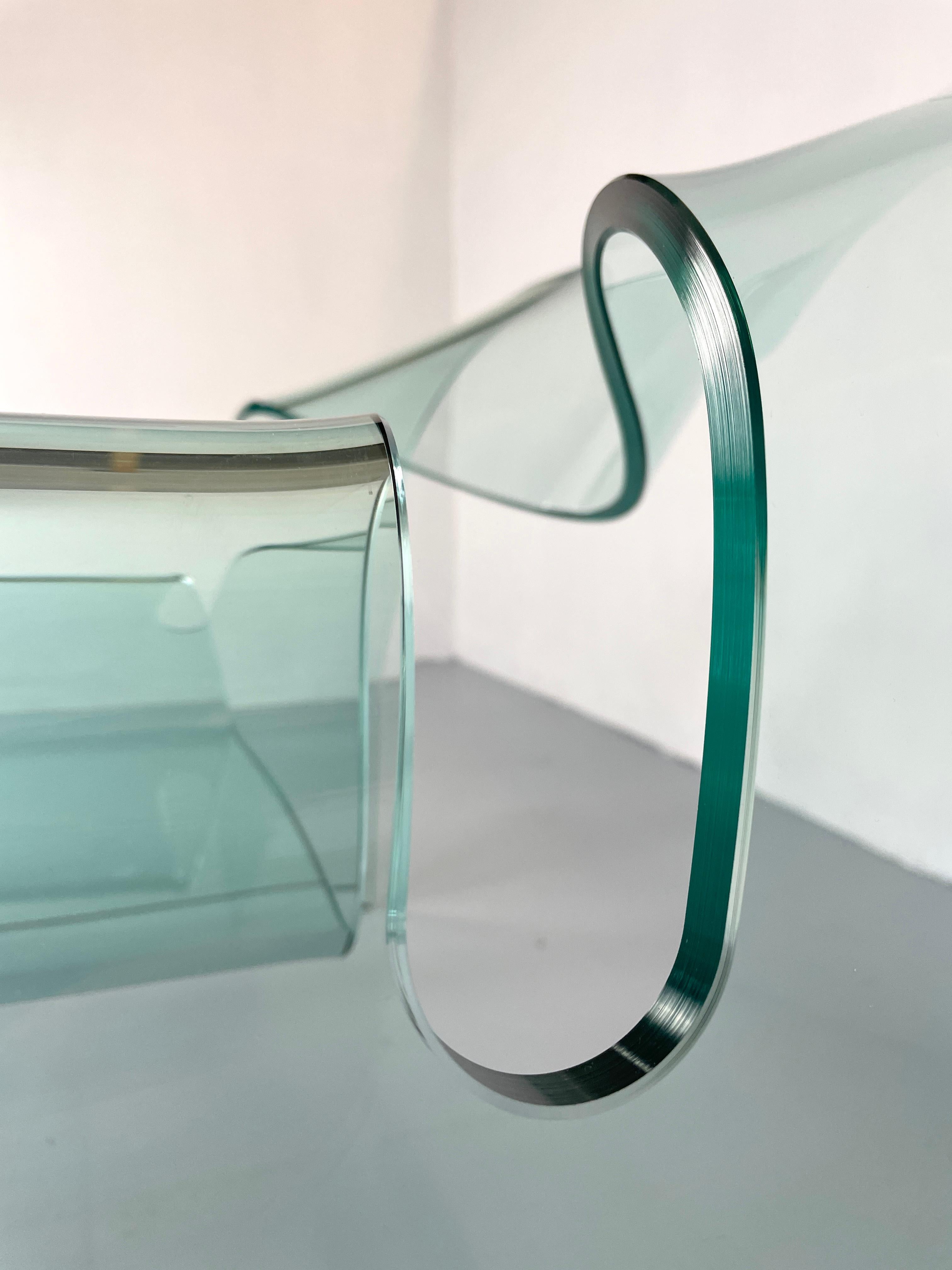 Ghost Chair by Cini Boeri for Fiam Glass Armchair 2