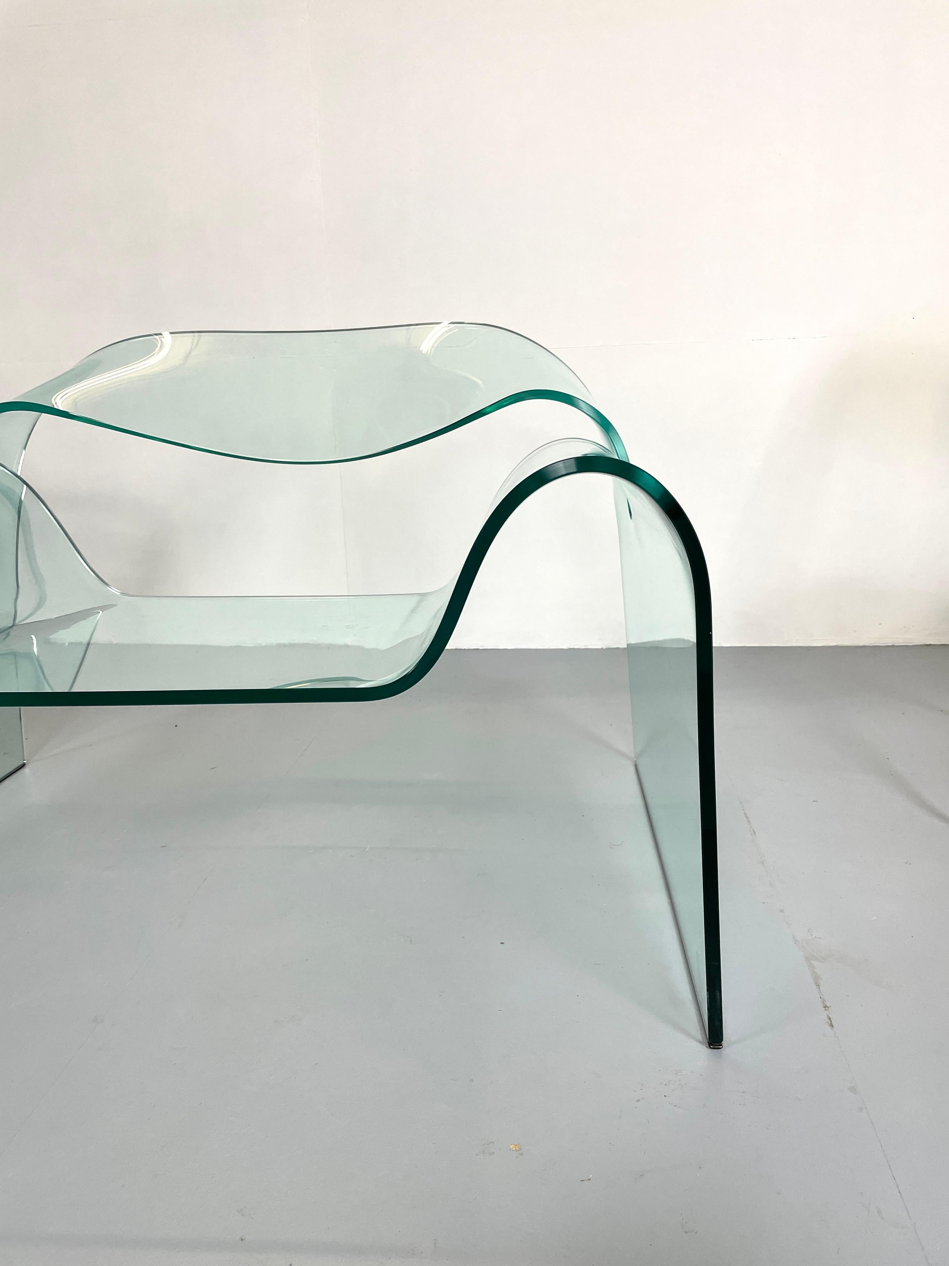 Ghost Chair by Cini Boeri for Fiam Glass Armchair 3