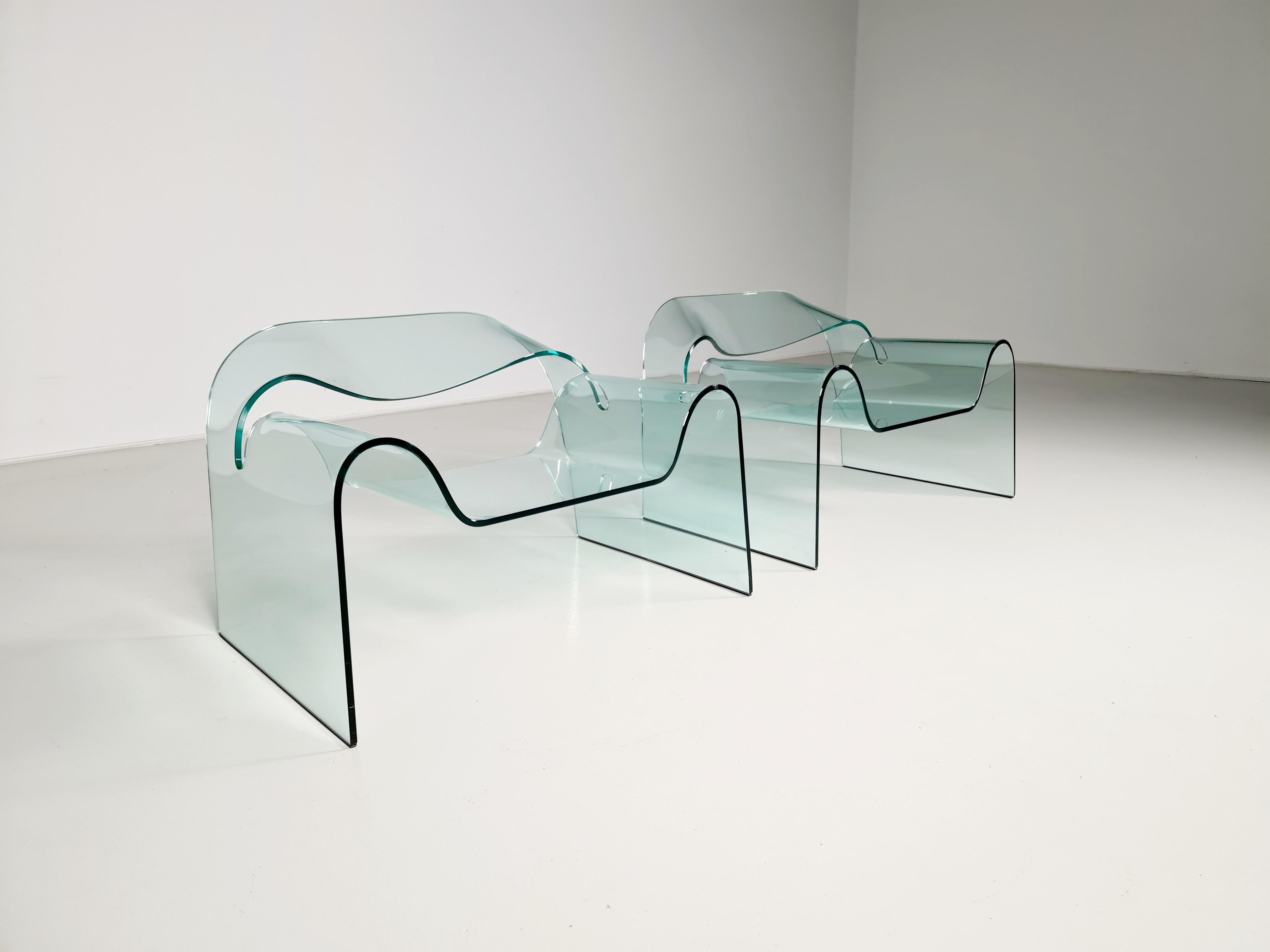 European Ghost Chair by Cini Boeri for Fiam Italy, 1980s