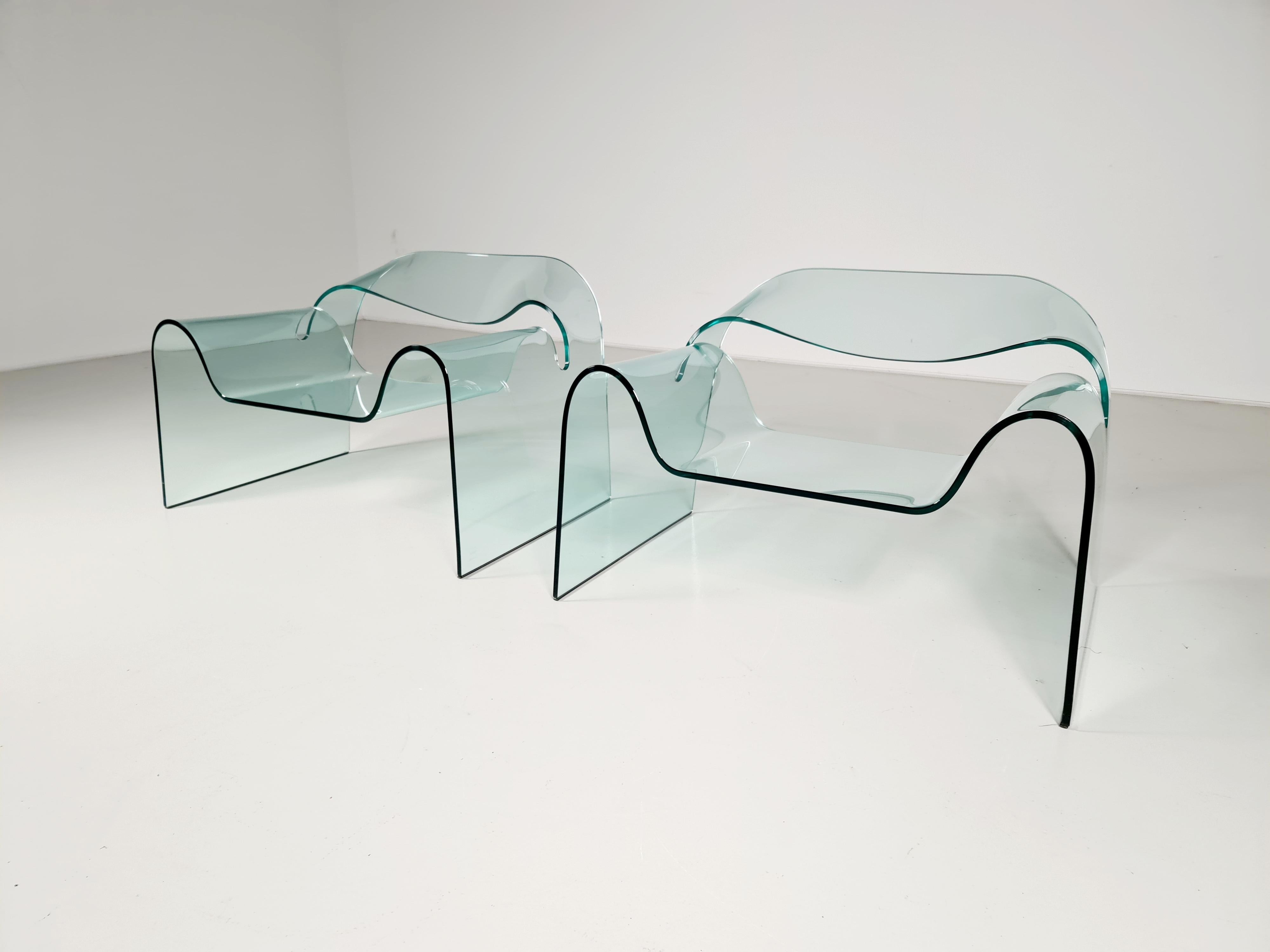 Ghost Chair by Cini Boeri for Fiam Italy, 1980s In Good Condition In amstelveen, NL