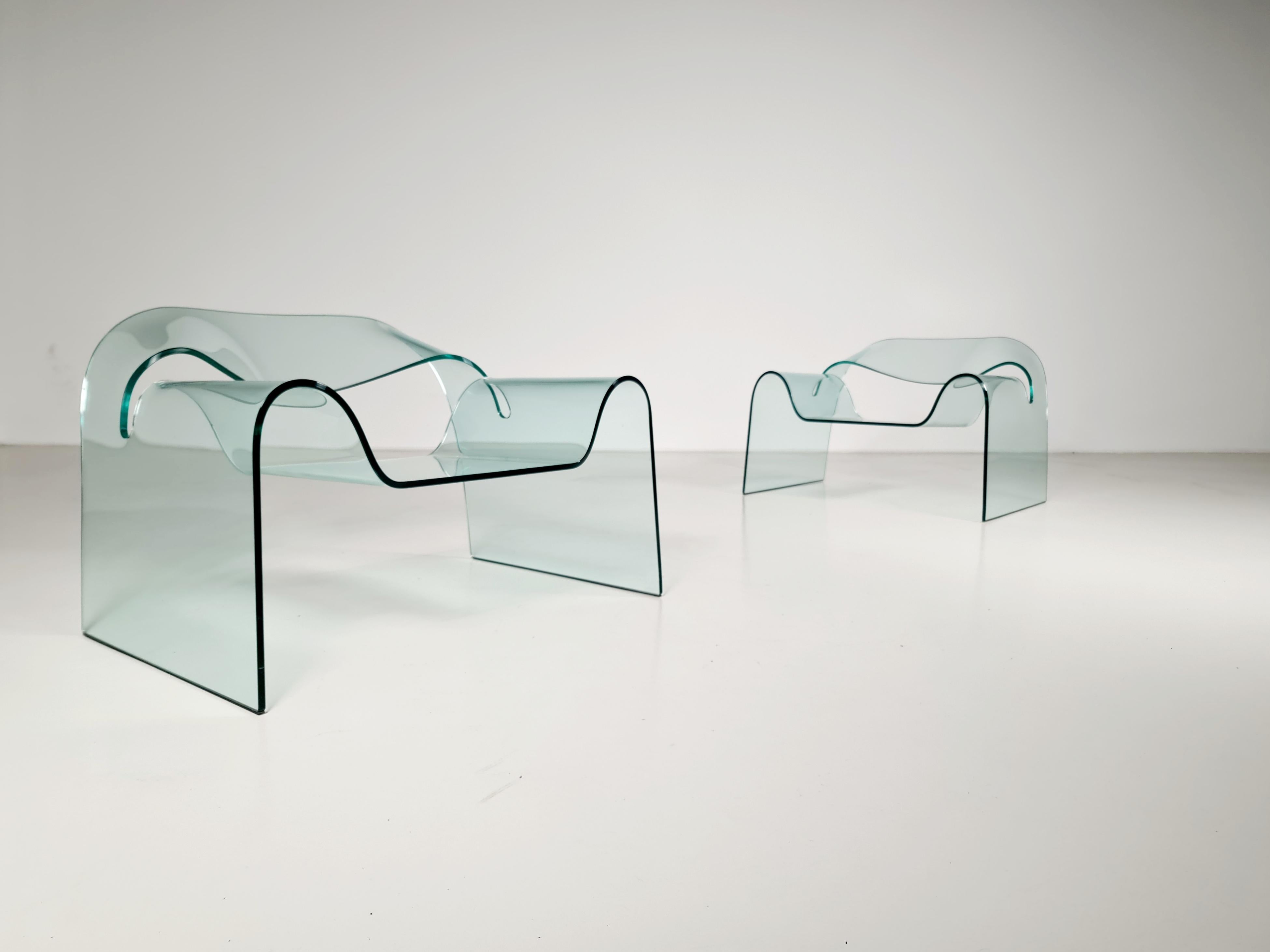 Late 20th Century Ghost Chair by Cini Boeri for Fiam Italy, 1980s