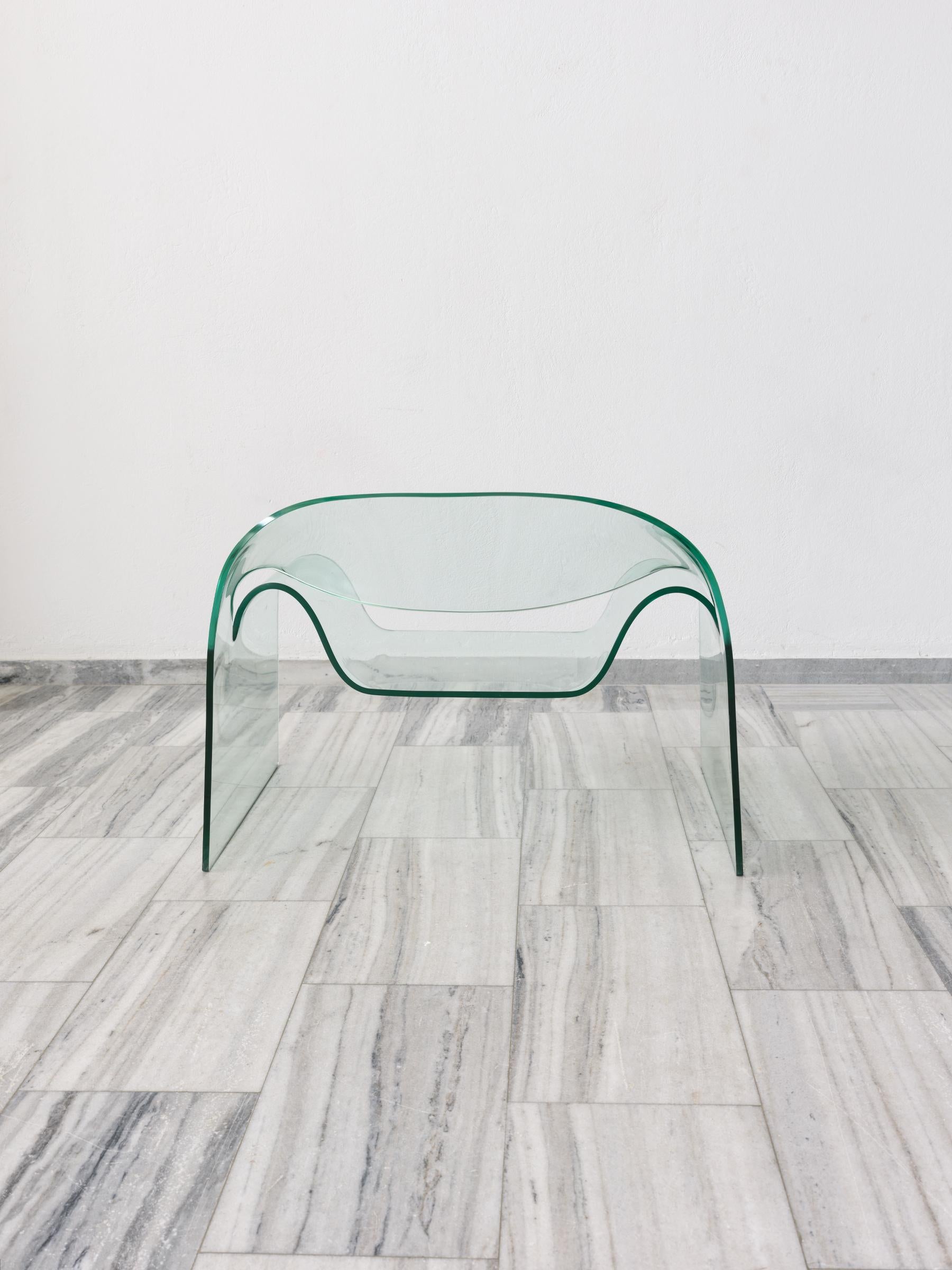 Silla Ghost diseñada por Cini Boeri para Fiam, 1987 Italia. Italiano en venta