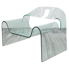 Ghost Chair, entworfen von Cini Boeri für FIAM, 1987, Italien.