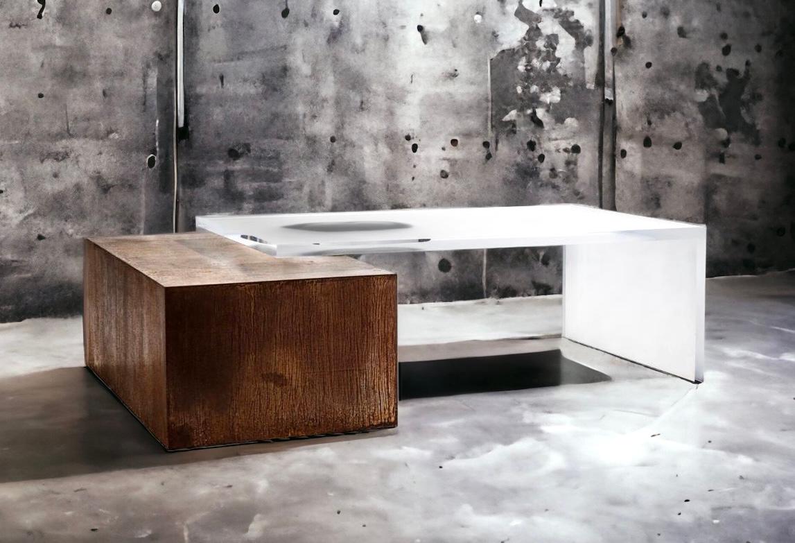 Modern Ghost Coffee Table by Charly Bounan For Sale
