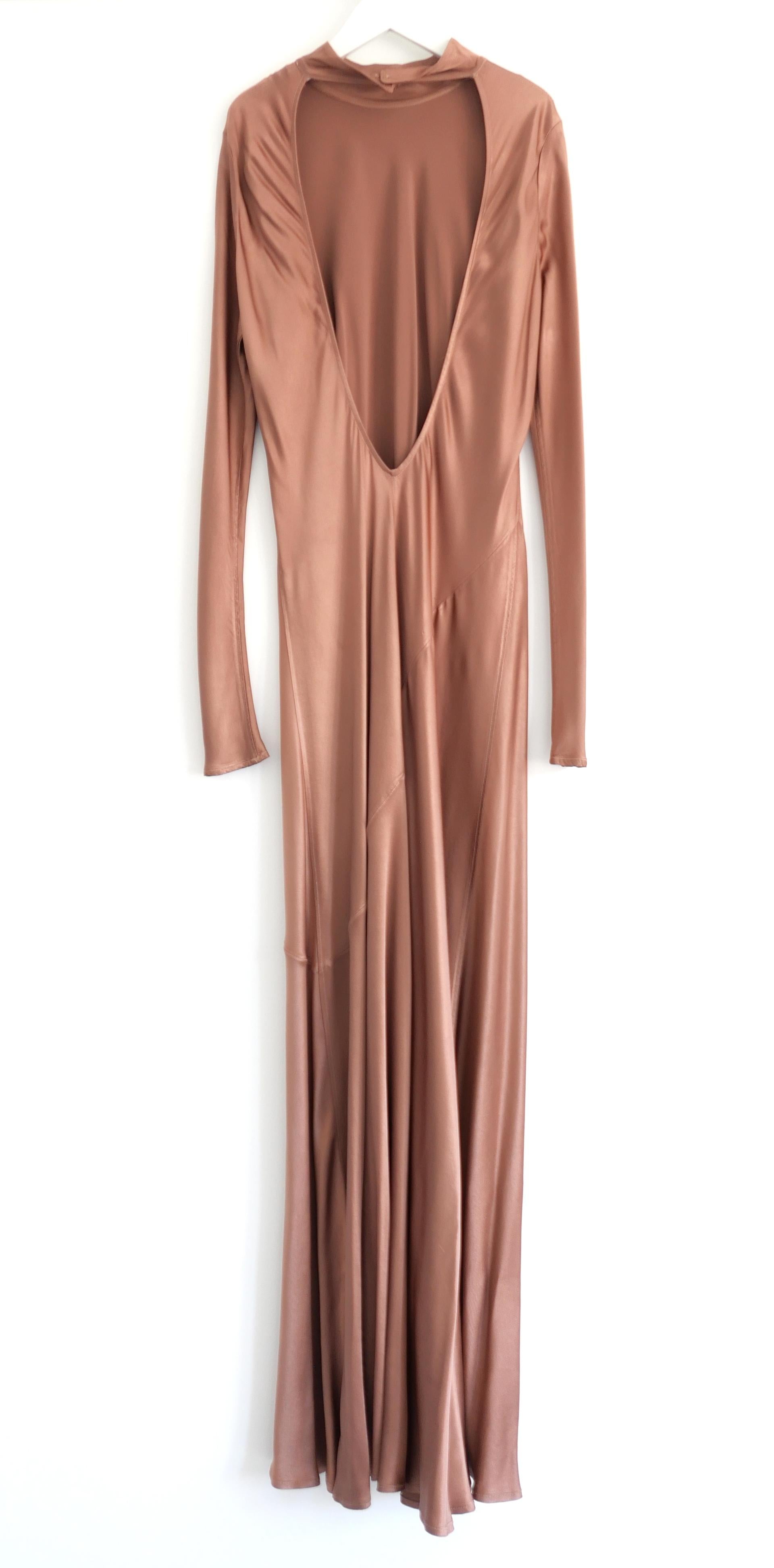 Women's Ghost London Rayna High Neck Low Back Maxi Dress Gown For Sale