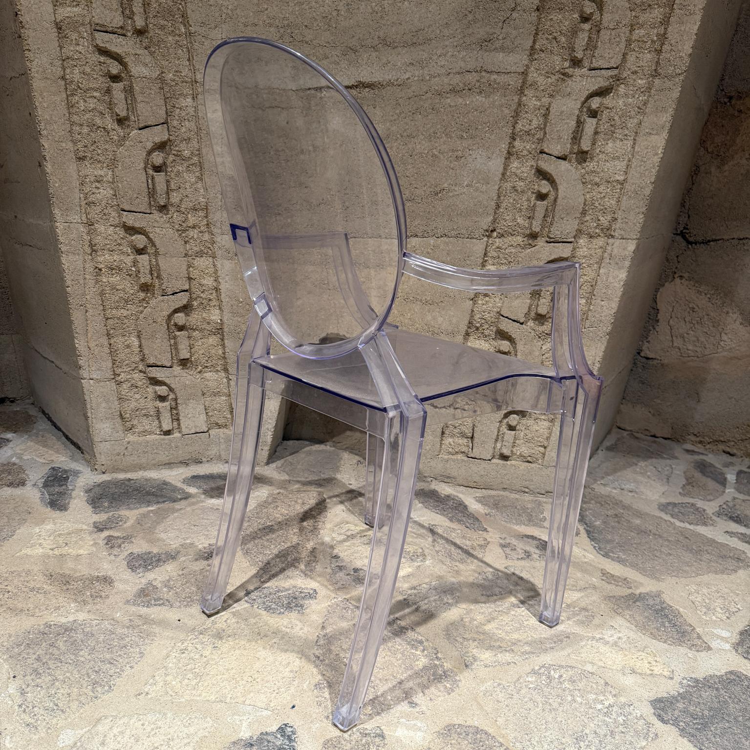 Ghost Lucite Chair After Kartell In Good Condition For Sale In Chula Vista, CA