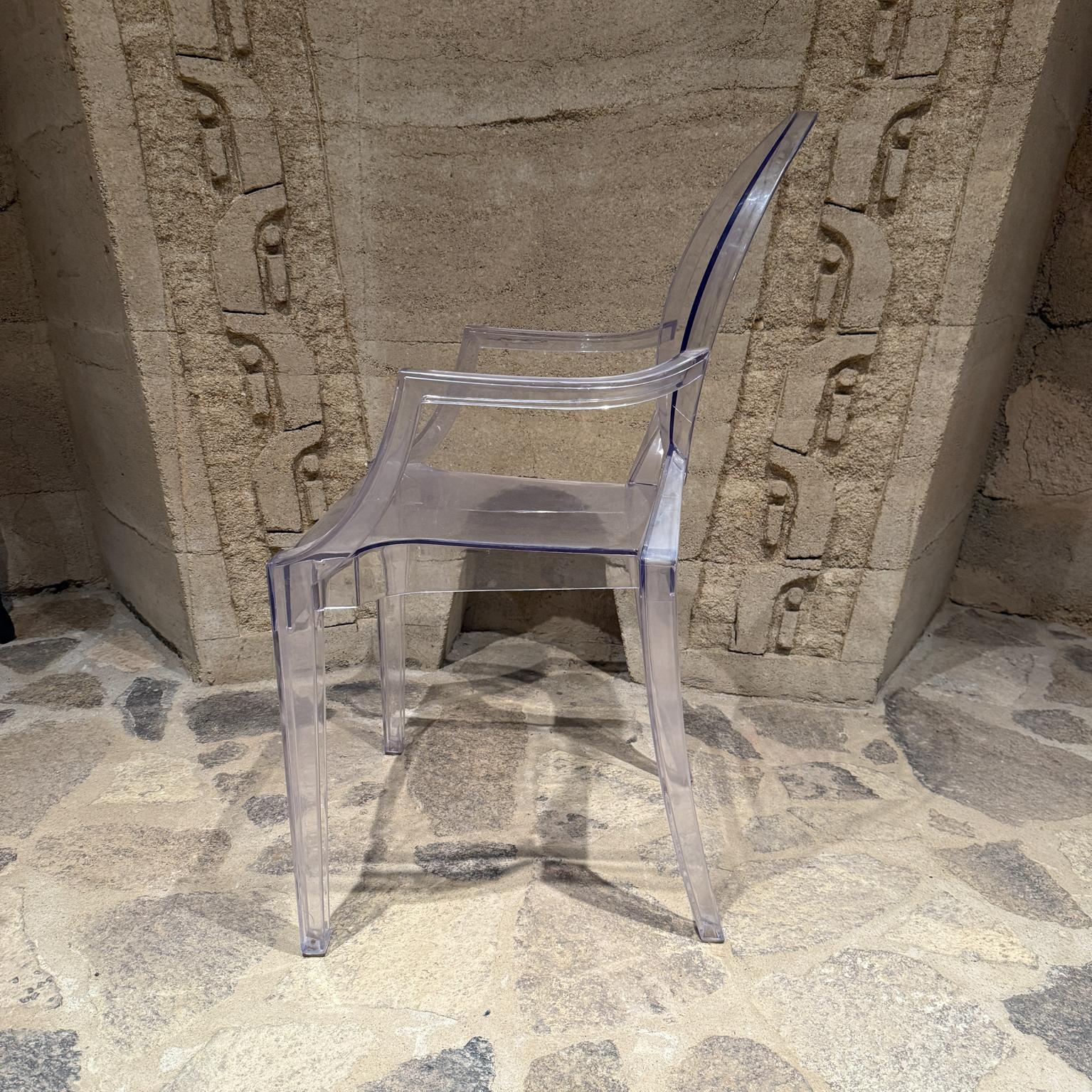 Plastic Ghost Lucite Chair After Kartell For Sale