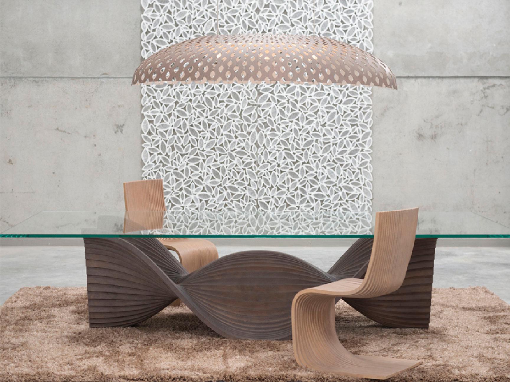 Table moyenne Ghost par Piegatto, une table de salle à manger contemporaine Neuf - En vente à Guatemala, GU