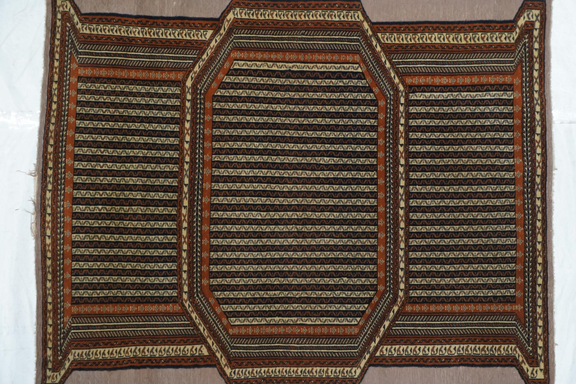 Persian Vintage Ghouchan Rug 3'9'' x 4'10'' For Sale