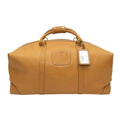 Ghurka Wheat Leather No. 98 Cavalier Duffel Bag