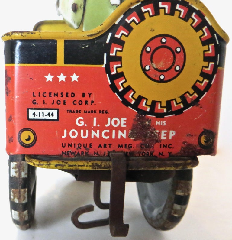 G.I. Joe Mad Car "Jouncing Jeep" by "Unique Art Manufacturing Co