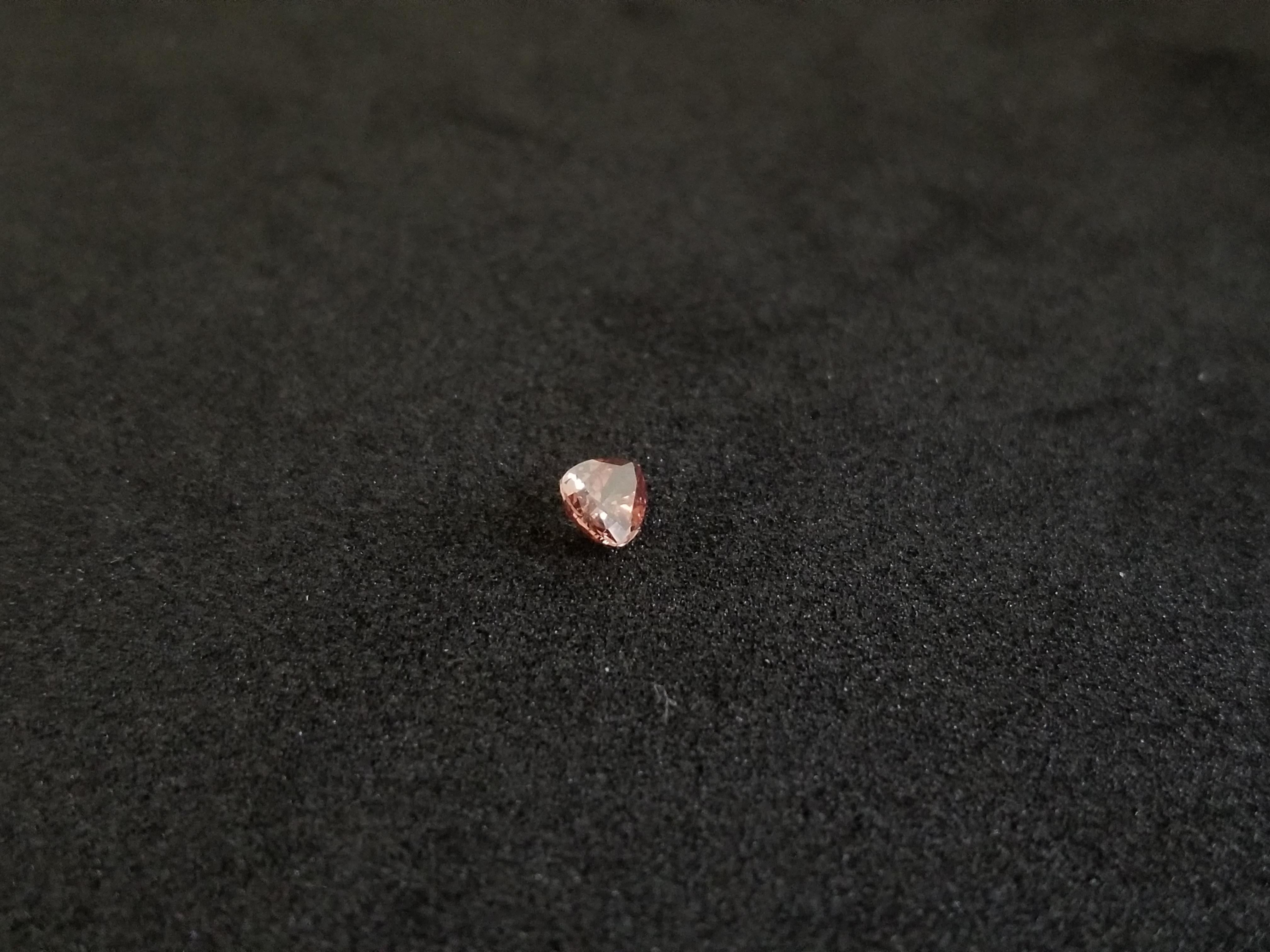 CLOSE OUT  GIA 0.15 Carat Natural Fancy Deep Orange Brown Pear Shape Diamond In New Condition For Sale In Great Neck Plaza, NY